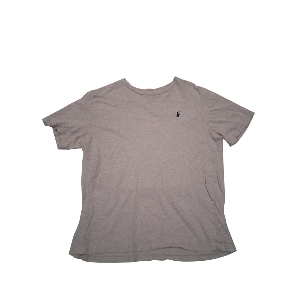 Polo Ralph Lauren Mens Tan Heathered Oatmeal Short Sleeve Pony Logo‎ T-Shirt L
